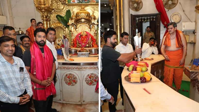 Rohit Sharma: বিশ্বকাপ ট্রফি নিয়ে সিদ্ধিবিনায়ক মন্দিরে রোহিত শর্মা, সঙ্গী কে?