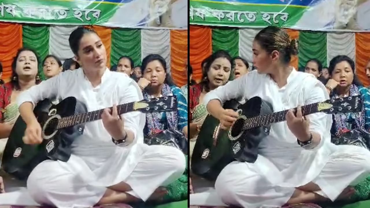 ‘আপনি গিটারের সাথে তবলা ট্রাই করুন!’ সমালোচকদের গুরুত্ব দিই না বলায় ফের কটাক্ষের মুখে সায়ন্তিকা! 3 Sayantika Banerjee: 'ঢং! অনেকটা ঋতুপর্ণার শাঁখ বাজানোর মতো', গিটার বাজিয়ে খোরাক সায়ন্তিকা - Bengali News | Tollywood actress aka MLA Sayantika Banerjee got trolled for playing guiter on RG KAR ...
