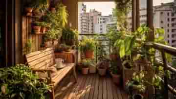 Balcony Decoration: মনের মতো করে সাজান বাড়ির বারান্দা! খেয়াল থাকুক পকেটের দিকেও