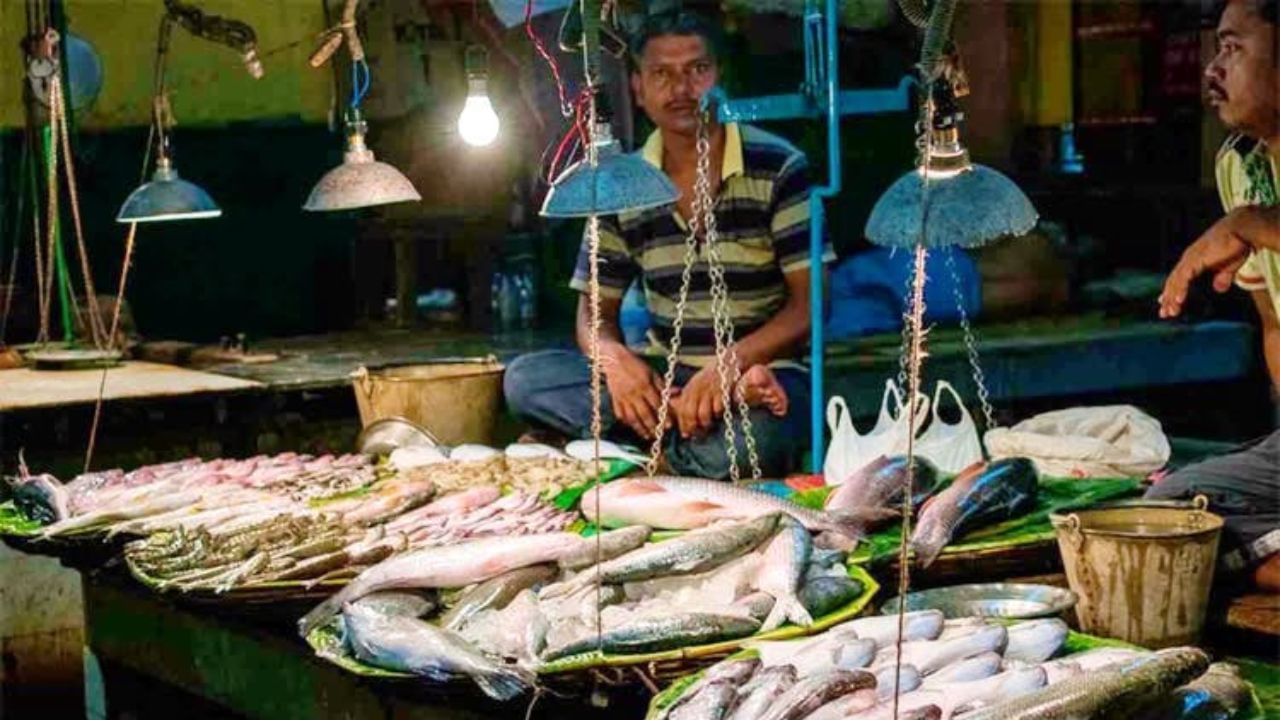 নিউ মার্কেট মাছ বাজার - ৫০ বর্গফুট জায়গা জুড়ে মধ্য কলকাতার বুকে বিশাল মাছের বাজার। দুর্গাপুজো, নববর্ষ হোক বা বড়দিন সব সময় উপচে পড়া ভিড় এখানে। বিশেষ করে অনুষ্ঠান বাড়িতে বড় বড় অর্ডারের মাছ যায় এখানকার দোকানগুলি থেকে। গেলেই চোখে পড়বে ভেটকি ফিলে তৈরি করা থেকে আরও মাছের উপরে ছুঁড়ির আরও নানা কারসাজি। শহরবাসীদের মাছ কেনার জন্য আরও এক সেরা গন্তব্য হতে পারে এই বাজারও।     