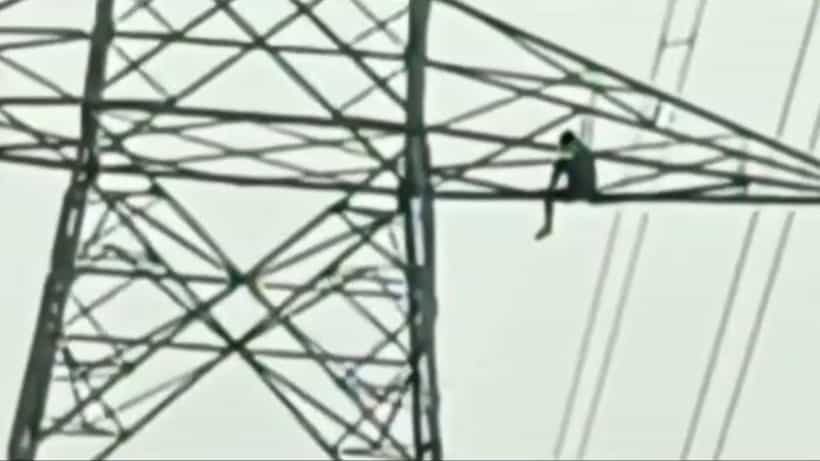 Alipurduar: হাইভোল্টেজ টাওয়ারে উঠে গেল যুবক, হুলুস্থুলকাণ্ড