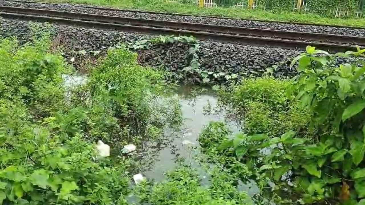 Bankura: টানা বৃষ্টিতে ধস নামল রেললাইনের পাশে Bankura: টানা বৃষ্টিতে ধস নামল রেললাইনের পাশে