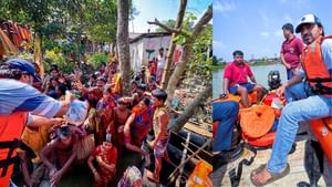 Ghatal Flood Situation: ঘাটালে ত্রাণ নিয়ে হাজির দেব, নৌকো চড়ে ঘুরলেন গ্রাম