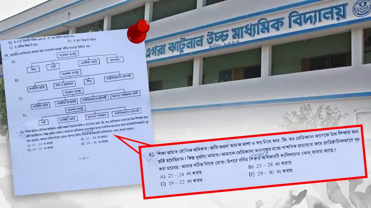 RG Kar Case: একাদশ শ্রেণির পলিটিক্যাল সায়েন্সের পরীক্ষায় RG কর নিয়ে প্রশ্ন, বিষয়টির পিছনে 'রাজনীতি' দেখছে TMC RG Kar Case: একাদশ শ্রেণির পলিটিক্যাল সায়েন্সের পরীক্ষায় RG কর নিয়ে প্রশ্ন, বিষয়টির পিছনে 'রাজনীতি' দেখছে TMC