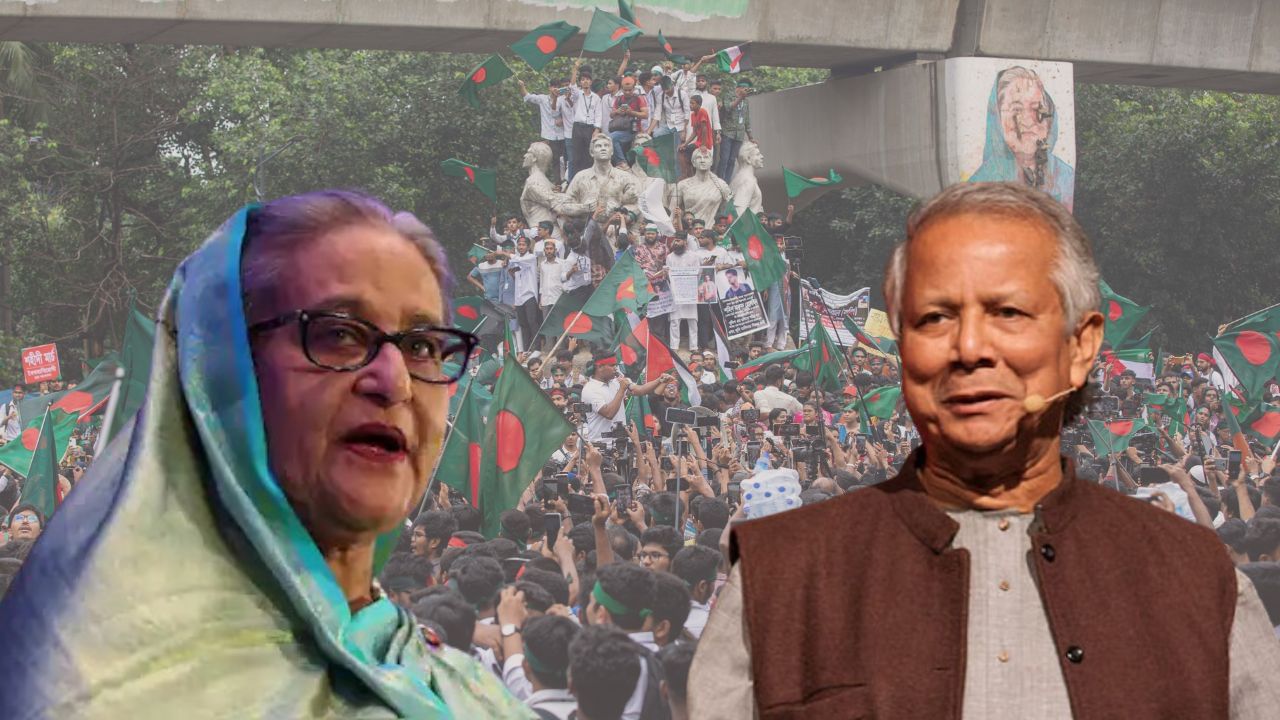 Md Yunus-Sheikh Hasina: একদিনের আন্দোলন নয়, হাসিনাকে সরানোর পিছনে মস্তিষ্ক কারা? বিশ্বমঞ্চে পরিচয় করালেন ইউনূস