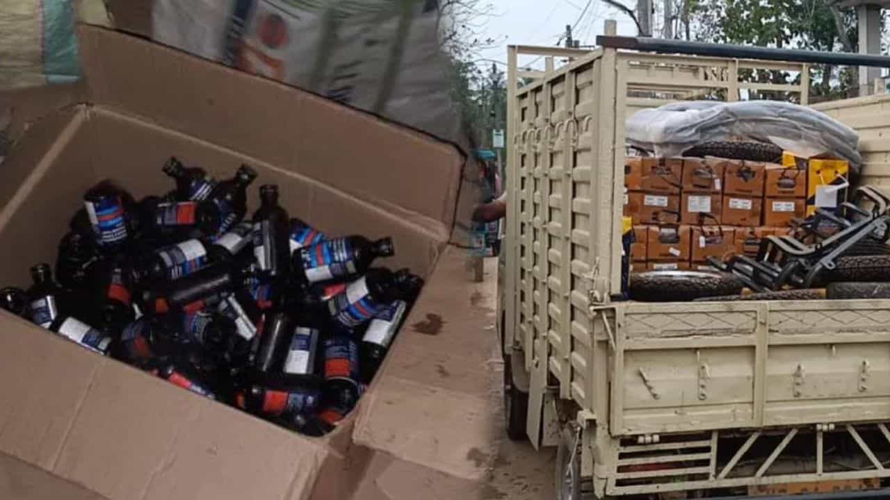 Cough syrup seized: ময়দার বস্তার আড়ালে পেটি ভর্তি নিষিদ্ধ কাফ সিরাপ, রামপুরহাটে আটক ১