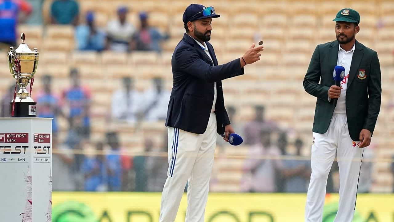 India vs Bangladesh: উইনিং কম্বিনেশন ভাঙলেন না, কানপুরে শান্তদের ব্যাটিং চ্যালেঞ্জ দিলেন রোহিত India vs Bangladesh: উইনিং কম্বিনেশন ভাঙলেন না, কানপুরে শান্তদের ব্যাটিং চ্যালেঞ্জ দিলেন রোহিত