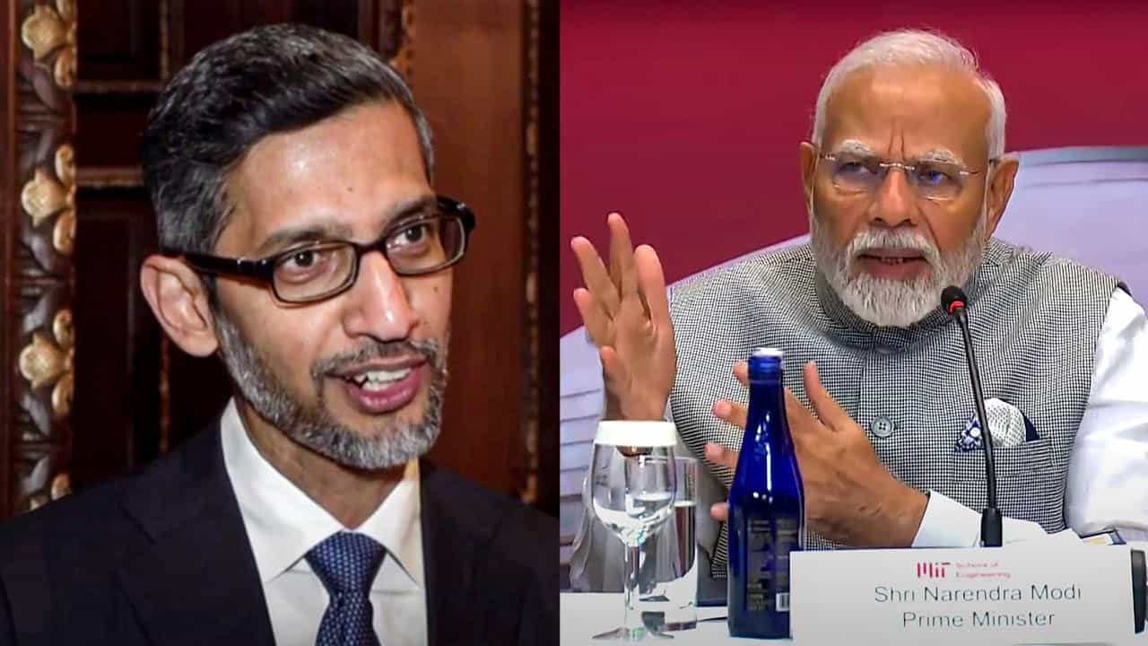 Sundar Pichai on PM Modi: 'মেক ইন ইন্ডিয়া'-তে জোর দিয়েছেন প্রধানমন্ত্রী মোদী, AI নিয়েও কথা বলেছেন: পিচাই Sundar Pichai on PM Modi: 'মেক ইন ইন্ডিয়া'-তে জোর দিয়েছেন প্রধানমন্ত্রী মোদী, AI নিয়েও কথা বলেছেন: পিচাই