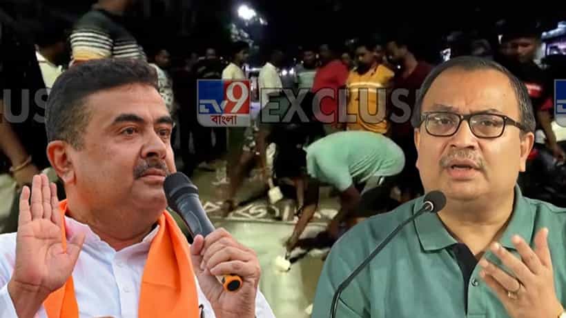 Attack on RG Kar protest: মোমবাতির তাপ সহ্য করতে পারছে না, তৃণমূলকে আক্রমণ শুভেন্দুর, কোচবিহারের ঘটনায় বার্তা কুণালেরও