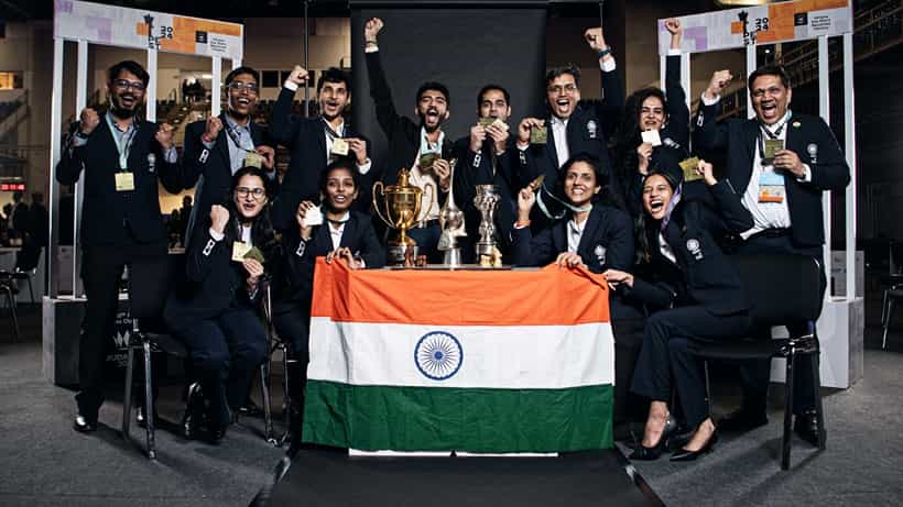 Chess Olympiad: দাবায় জোড়া সোনার ইতিহাস ভারতের, রোহিত-স্টাইলে সেলিব্রেশন তানিয়া-গুকেশদের
