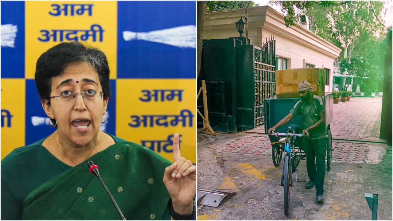 Delhi CM residence: রাস্তায় মালপত্র, মুখ্যমন্ত্রীর বাড়ি সিল করল পিডব্লুডি! ভিটেছাড়া অতীশি Delhi CM residence: রাস্তায় মালপত্র, মুখ্যমন্ত্রীর বাড়ি সিল করল পিডব্লুডি! ভিটেছাড়া অতীশি