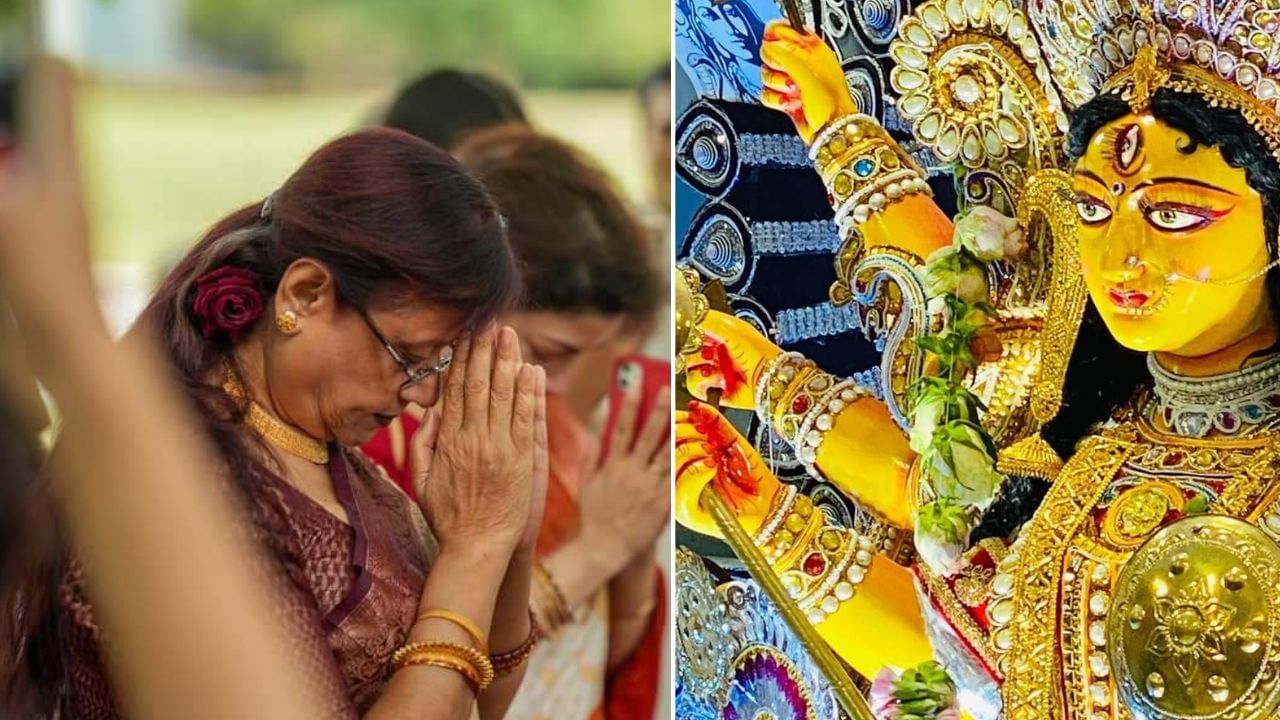 London Durgapuja: টেমসের তীরে বাজল আগমনীর সুর, 'ঘরে ফেরার গানে' মাতোয়ারা প্রবাসীরা London Durgapuja: টেমসের তীরে বাজল আগমনীর সুর, 'ঘরে ফেরার গানে' মাতোয়ারা প্রবাসীরা