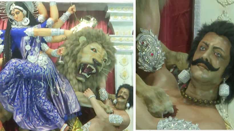 Durga Puja: সন্দীপাসুর? দুর্গার থেকে অসুর ভাইরাল সোশ্যাল মিডিয়ায়