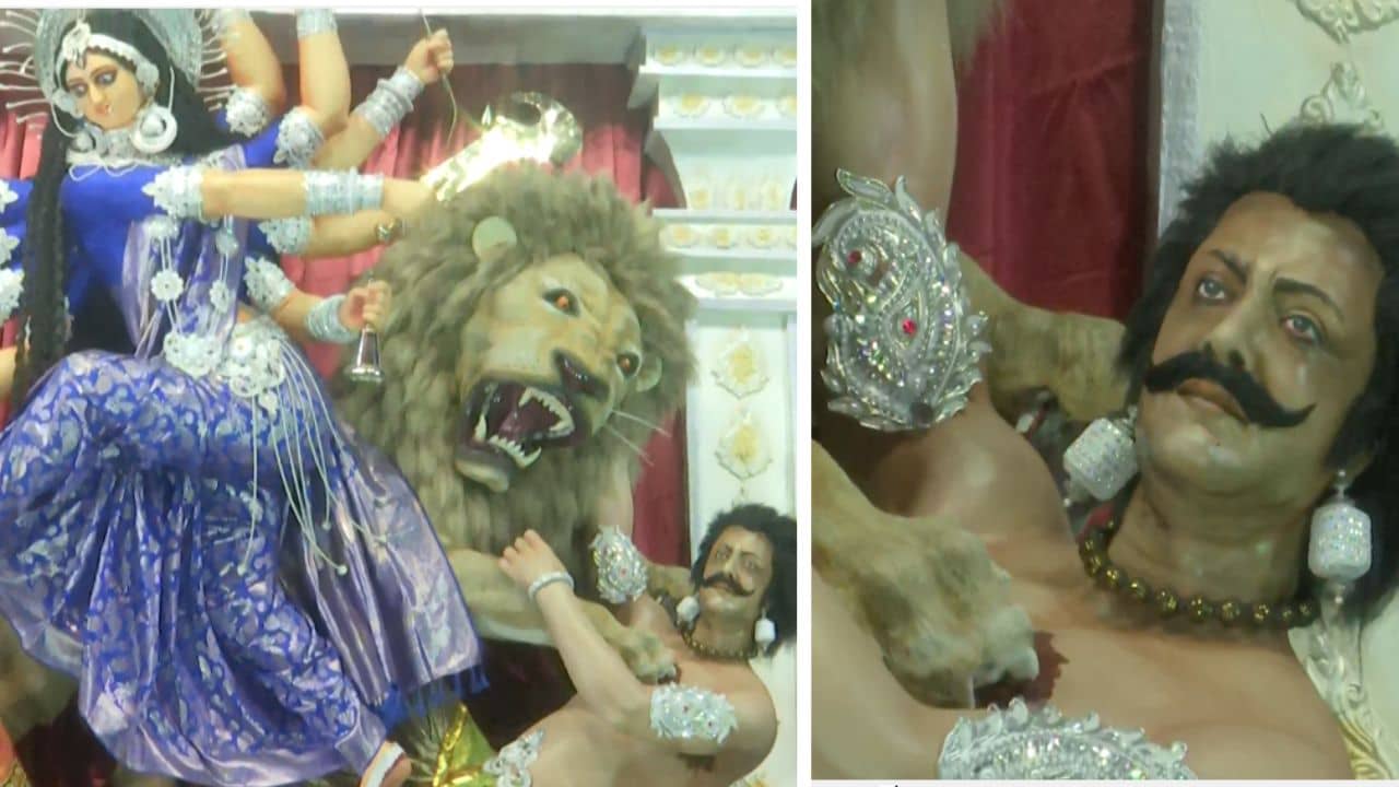 Durga Puja: সন্দীপাসুর? দুর্গার থেকে অসুর ভাইরাল সোশ্যাল মিডিয়ায়
