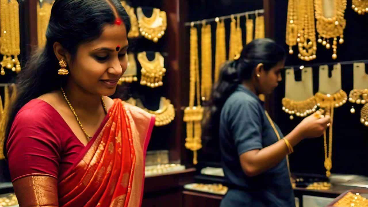 Gold Price Today: ৭ হাজারে সোনা! প্রথমাতে প্যান্ডেল হপিং ছেড়ে আগে যান সোনার দোকানে Gold Price Today: ৭ হাজারে সোনা! প্রথমাতে প্যান্ডেল হপিং ছেড়ে আগে যান সোনার দোকানে