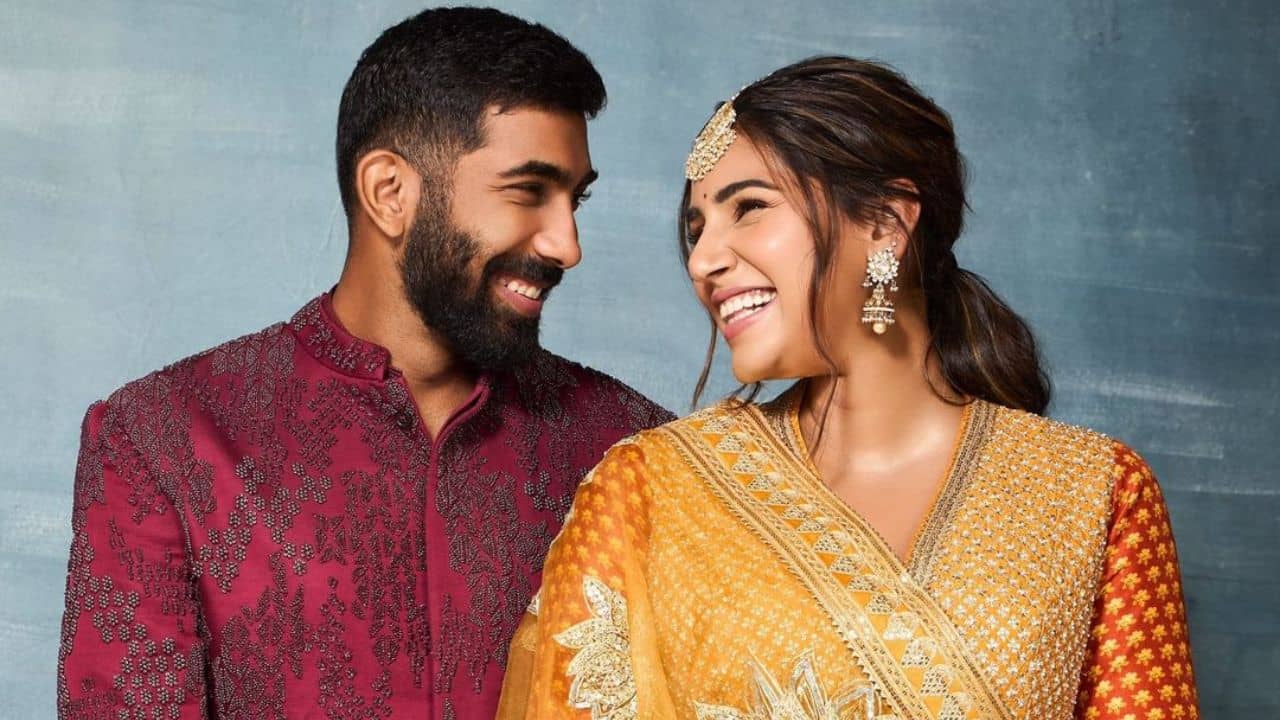 Jasprit Bumrah-Sanjana Ganesan: সঞ্জনার সঙ্গে ফ্লার্ট করছেন ভারতীয় টিমের পেসার!