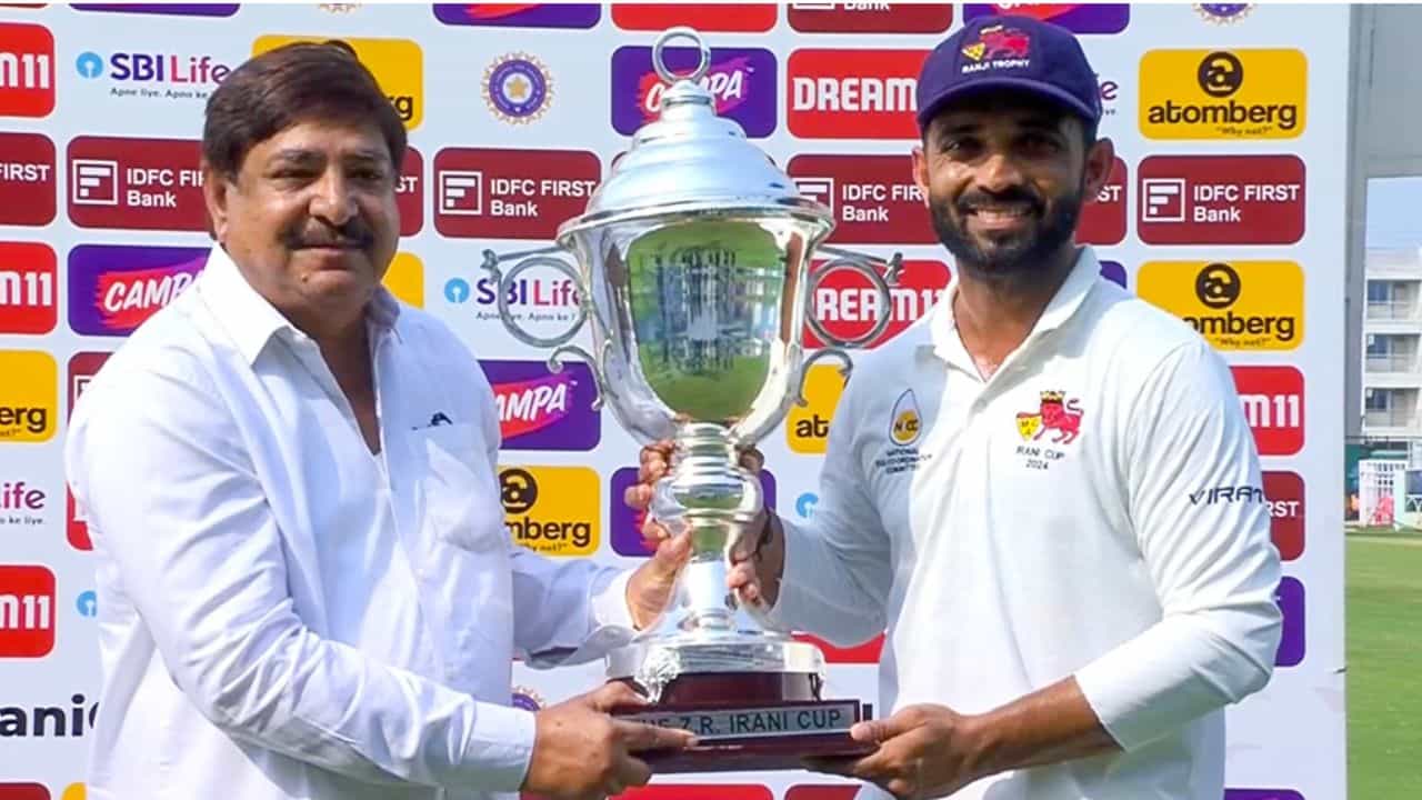 Irani Cup: নতুন শতকে প্রথম বার ইরানি কাপ চ্যাম্পিয়ন মুম্বই Irani Cup: নতুন শতকে প্রথম বার ইরানি কাপ চ্যাম্পিয়ন মুম্বই