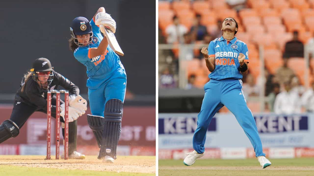 IND W vs NZ W Report: পুরনোদের সঙ্গে নতুন চমক, অনবদ্য বোলিং-ফিল্ডিংয়ে বড় জয় IND W vs NZ W Report: পুরনোদের সঙ্গে নতুন চমক, অনবদ্য বোলিং-ফিল্ডিংয়ে বড় জয়