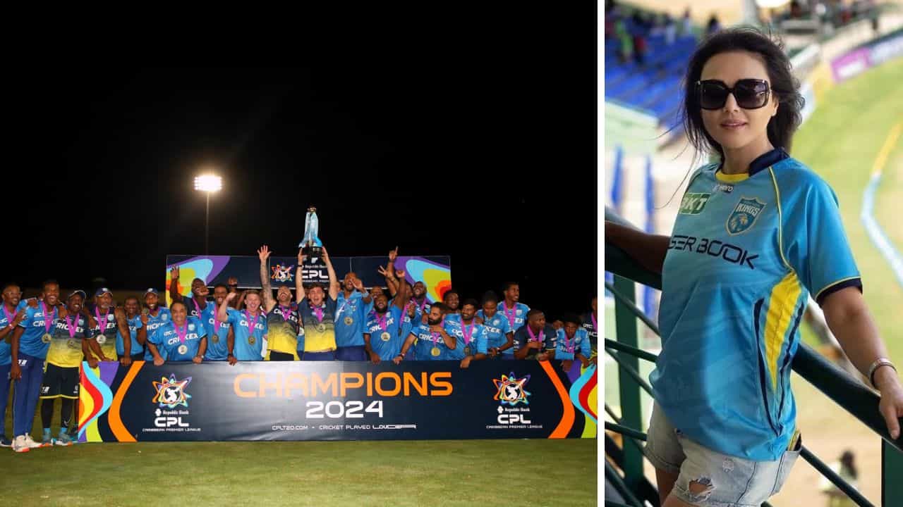 CPL 2024: ভিডিয়ো: ডু'প্লেসির সেলিব্রেশন ভাইরাল, ট্রফির খরা কাটল প্রীতি জিন্টার CPL 2024: ভিডিয়ো: ডু'প্লেসির সেলিব্রেশন ভাইরাল, ট্রফির খরা কাটল প্রীতি জিন্টার