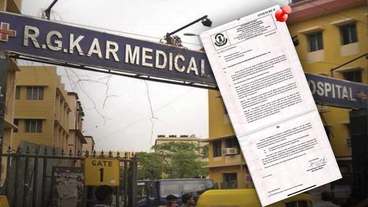 RG Kar Case: দুর্নীতিতে ‘যোগ’! এবার রাজ্যের হাতে ডাক্তারদের তালিকা দিয়ে ব্যবস্থা নেওয়ার আর্জি CBI-র