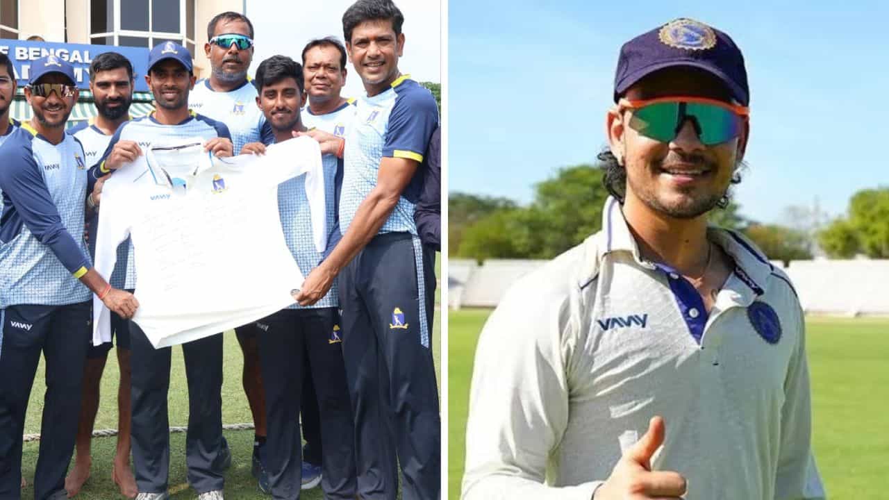Ranji Round Up: অভিমন্যুর কীর্তির ম্যাচে বাংলার নামা হল না, কিষাণের সেঞ্চুরি; খেলছেন রিঙ্কু সিং Ranji Round Up: অভিমন্যুর কীর্তির ম্যাচে বাংলার নামা হল না, কিষাণের সেঞ্চুরি; খেলছেন রিঙ্কু সিং