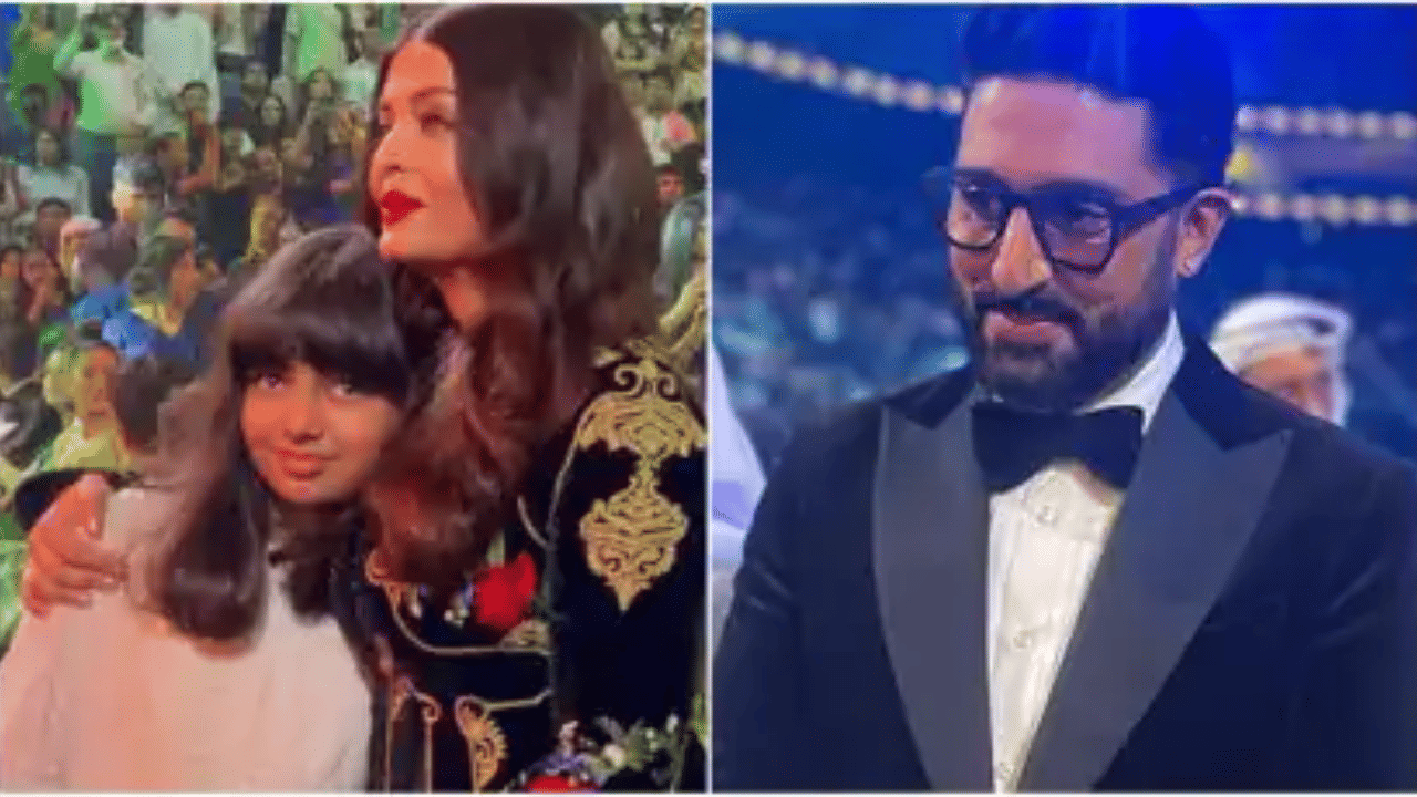 আইফার মঞ্চে অভিষেকের পারফরম্যান্স, তা দেখে একী করলেন ঐশ্বর্য, আরাধ্যা?