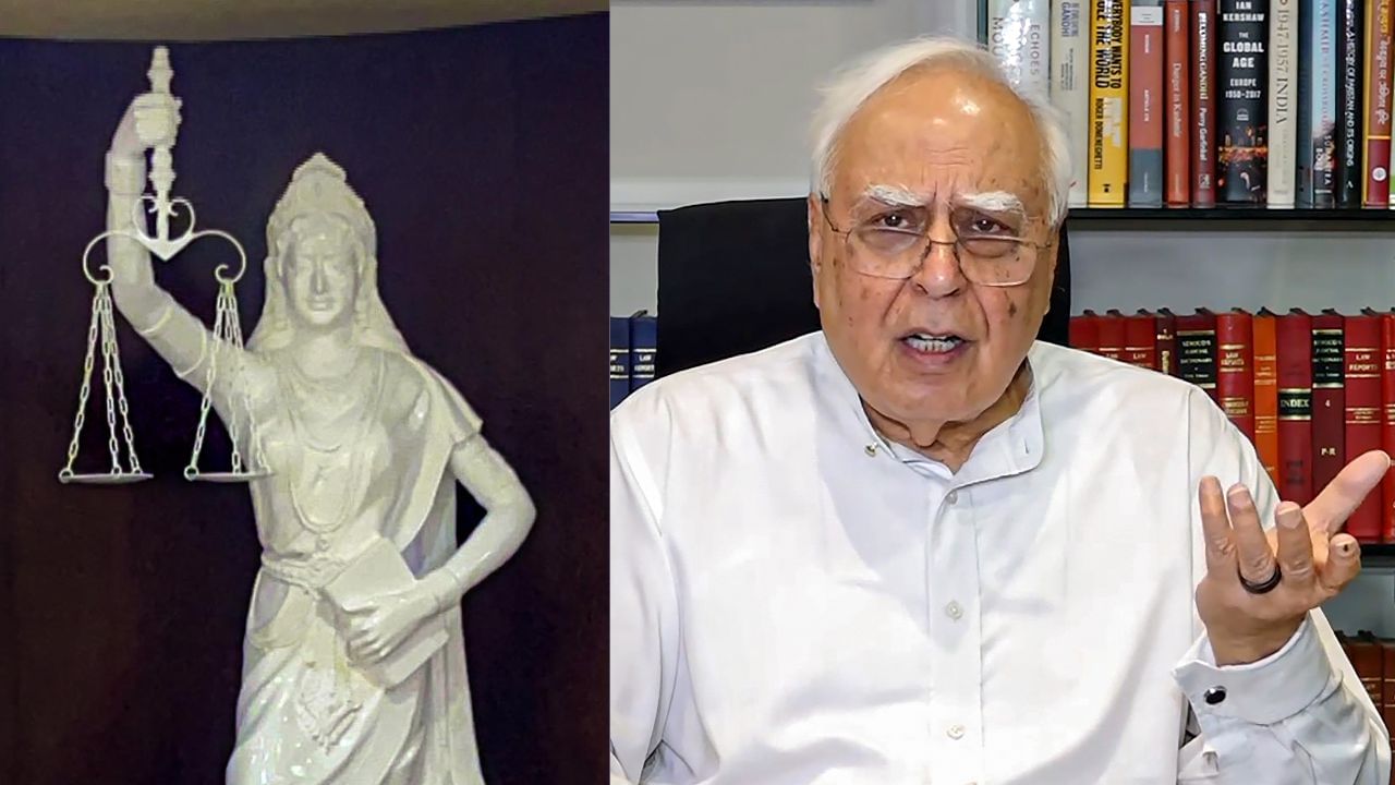 New Lady of Justice Statue: 'পরিবর্তনের পিছনে যুক্তি কী?', লেডি অব জাস্টিসের নতুন মূর্তি নিয়ে প্রশ্ন তুললেন সিব্বল