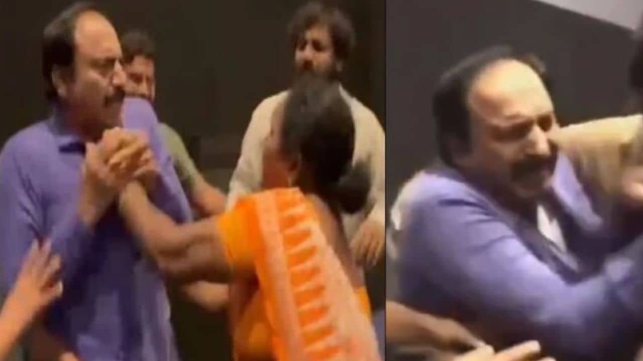 সিনেমার স্ক্রিনিংয়ে আচমকাই অভিনেতাকে আক্রমণ মহিলার! রইল ভয়ঙ্কর ভিডিয়ো