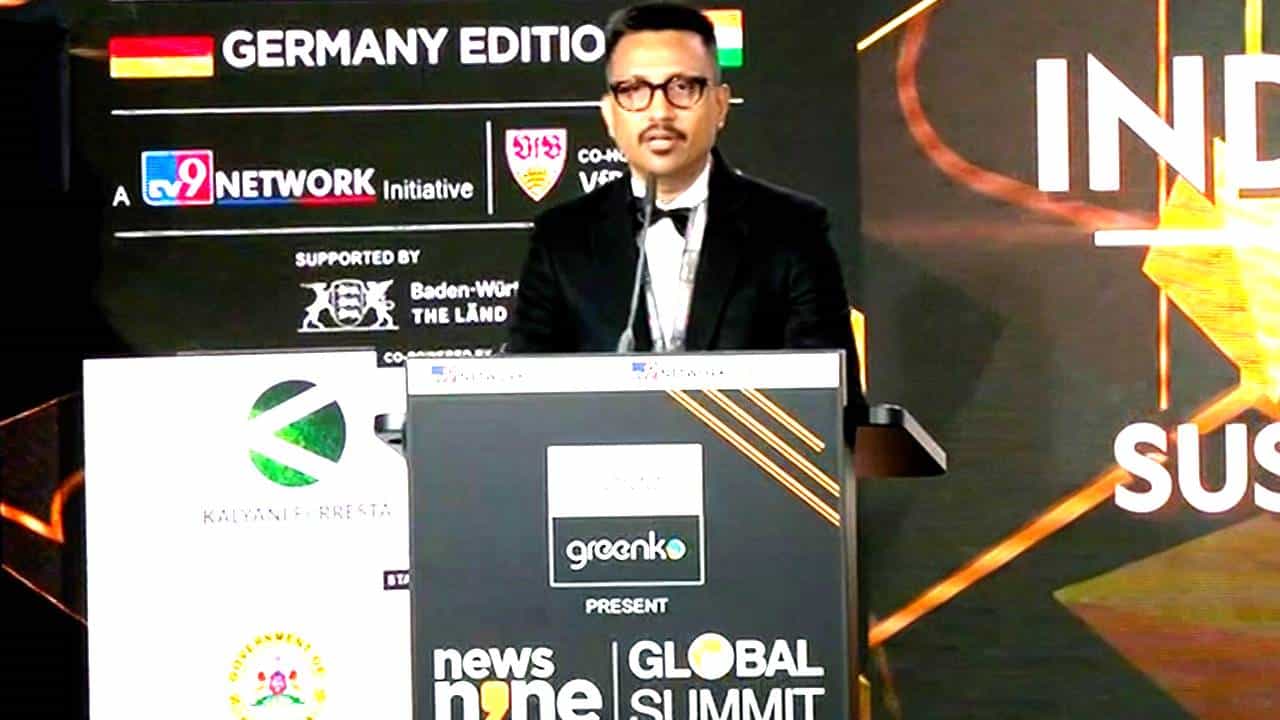 News9 Global Summit: ভারত-জার্মানি দ্বিপাক্ষিক সম্পর্কের ক্ষেত্রে মাইলফলক নিউজ৯ গ্লোবাল সামিট: টিভি৯ নেটওয়ার্কের এমডি ও সিইও বরুণ দাস News9 Global Summit: ভারত-জার্মানি দ্বিপাক্ষিক সম্পর্কের ক্ষেত্রে মাইলফলক নিউজ৯ গ্লোবাল সামিট: টিভি৯ নেটওয়ার্কের এমডি ও সিইও বরুণ দাস