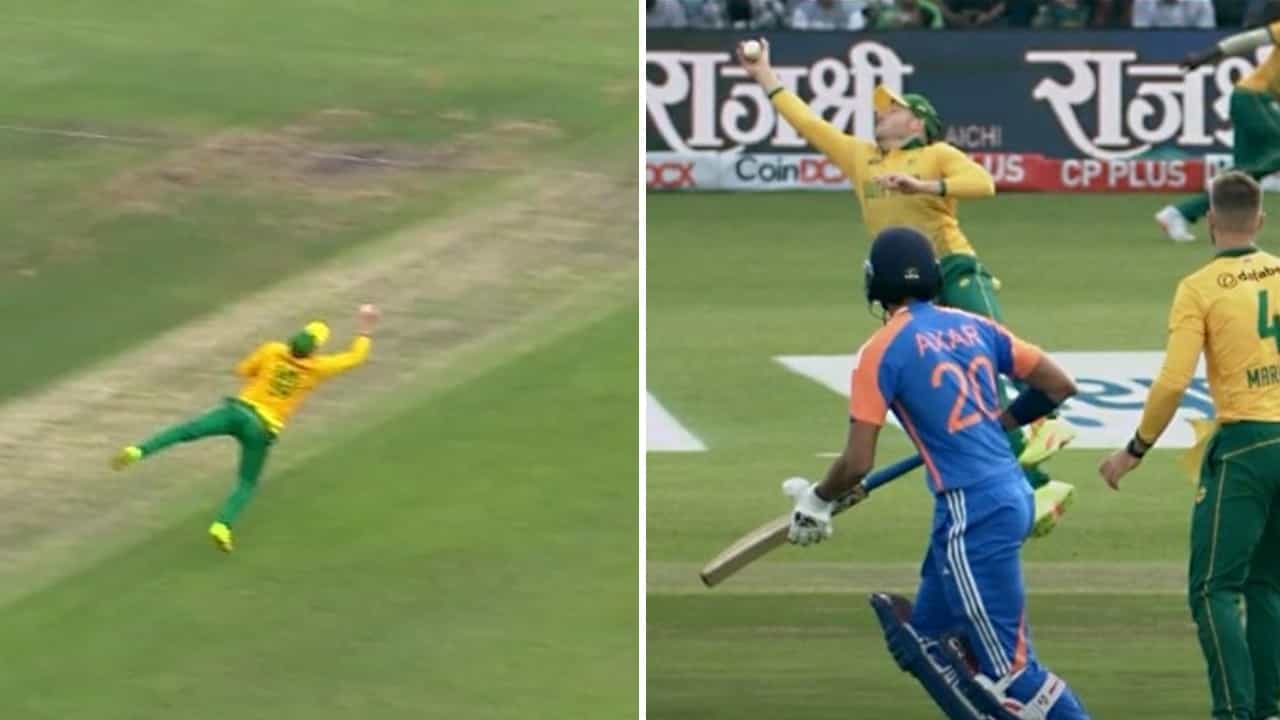 India vs South Africa T20 2024: এক হাতের অবিশ্বাস্য ক্যাচ, আউট হয়ে হতভম্ব তিলক ভার্মাও India vs South Africa T20 2024: এক হাতের অবিশ্বাস্য ক্যাচ, আউট হয়ে হতভম্ব তিলক ভার্মাও