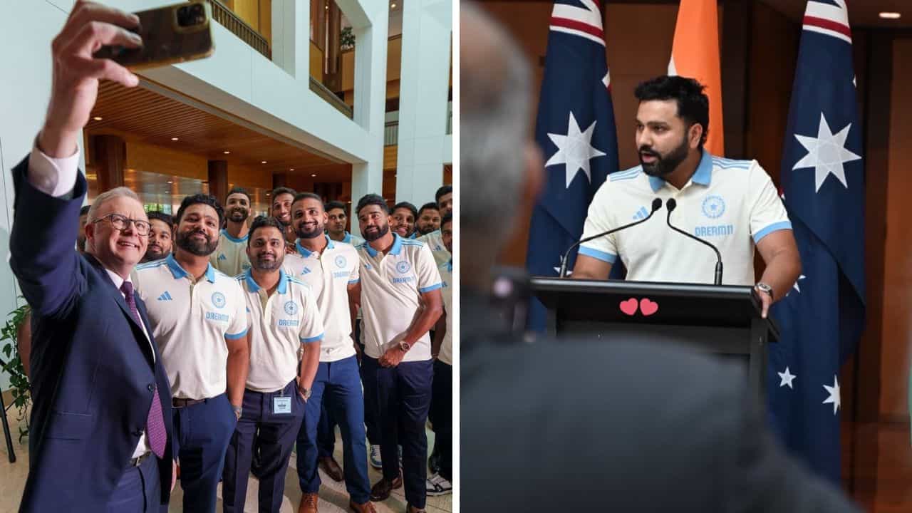 Rohit Sharma: ভারত-অস্ট্রেলিয়ার লম্বা ইতিহাস... পার্লামেন্ট হাউস থেকে অজি সফরের আগামীর লক্ষ্য রোহিতের মুখে Rohit Sharma: ভারত-অস্ট্রেলিয়ার লম্বা ইতিহাস... পার্লামেন্ট হাউস থেকে অজি সফরের আগামীর লক্ষ্য রোহিতের মুখে
