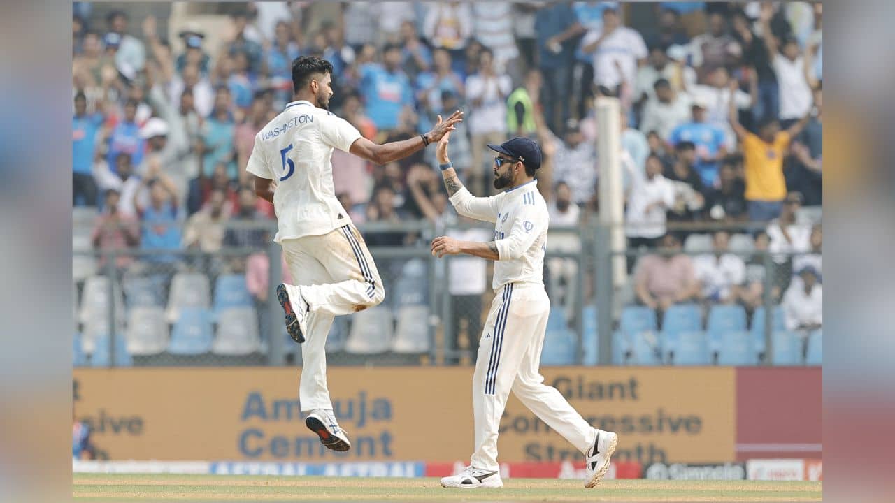 IND vs NZ: মুম্বই টেস্টের প্রথম সেশন সুন্দর ভারতের, ৩ উইকেট হারিয়ে লাঞ্চে কিউয়িরা