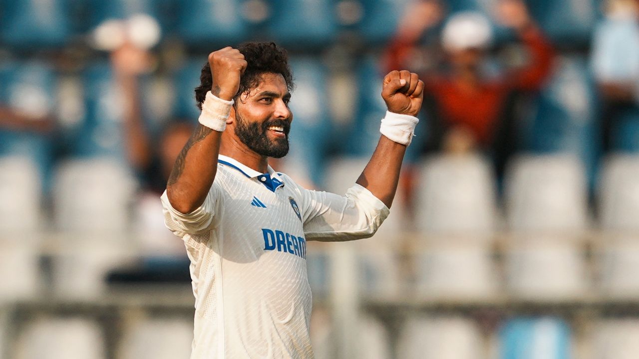 Ravindra Jadeja: recorde duplo de Ravindra Jadeja em Wankhede, ultrapassa Kapil Dev