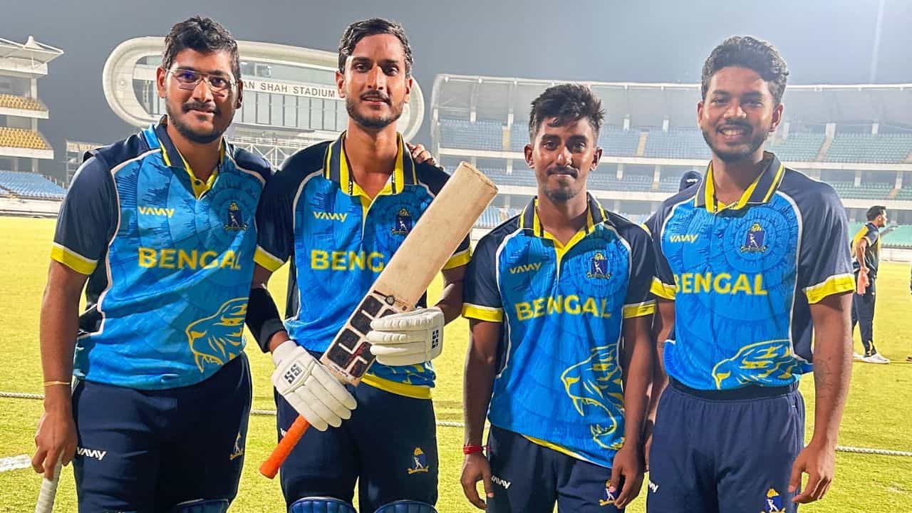 Shahbaz Ahmed, IPL 2025: খরুচে সামি, শাহবাজ আহমেদের বিধ্বংসী সেঞ্চুরিতে বাংলার জয় Shahbaz Ahmed, IPL 2025: খরুচে সামি, শাহবাজ আহমেদের বিধ্বংসী সেঞ্চুরিতে বাংলার জয়