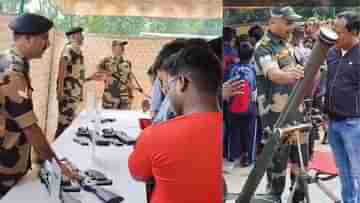 BSF: যুদ্ধক্ষেত্রের অস্ত্র কীভাবে ব্যবহার করতে হয়, বাংলার সীমান্তের বাসিন্দাদের দেখাচ্ছে BSF