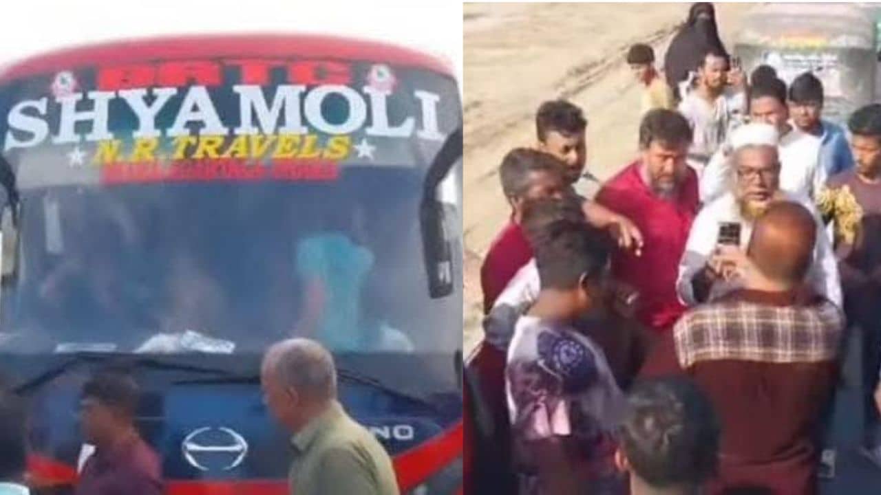 আর কত নামবে? বাংলাদেশে আক্রান্ত কলকাতাগামী বাস, ভারতীয়দের দিল প্রাণে মেরে ফেলার হুমকি