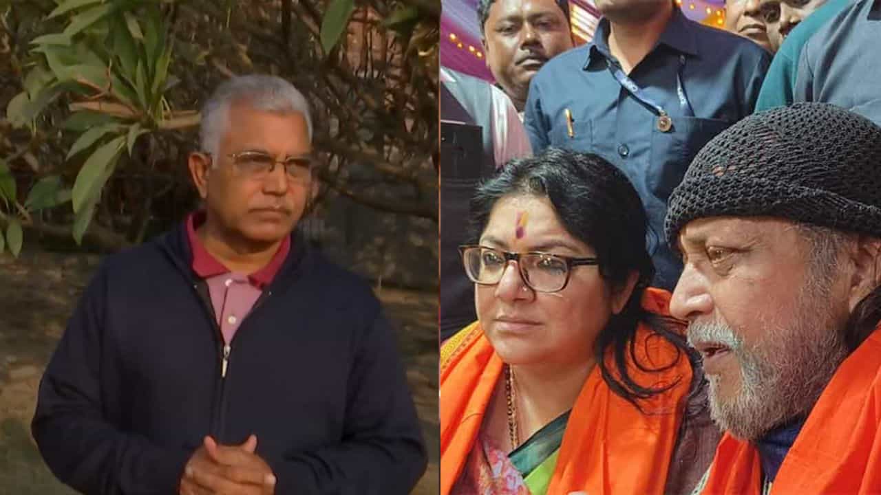 Dilip Ghosh: 'আমি গোষ্ঠীর নেতা ছিলাম না, দলের নেতা ছিলাম', লকেটকে নিয়ে মিঠুনের মন্তব্যে ঘি ঢাললেন দিলীপ Dilip Ghosh: 'আমি গোষ্ঠীর নেতা ছিলাম না, দলের নেতা ছিলাম', লকেটকে নিয়ে মিঠুনের মন্তব্যে ঘি ঢাললেন দিলীপ