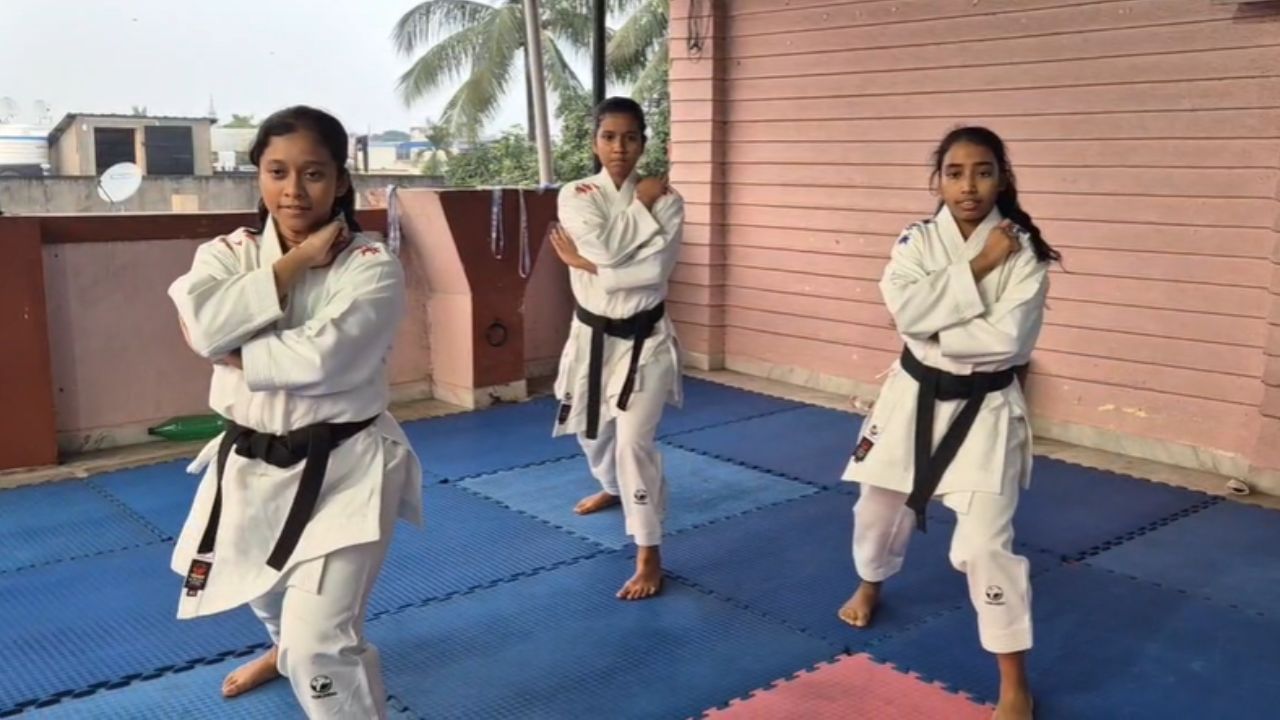 Karate training image