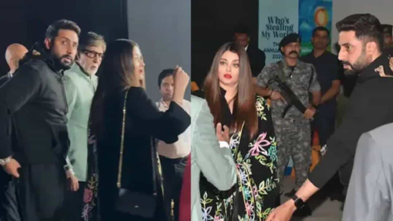 নিন্দকের মুখে ছাই! হাত ধরে মেয়ের অনুষ্ঠান দেখতে হাজির ঐশ্বর্য-অভিষেক নিন্দকের মুখে ছাই! হাত ধরে মেয়ের অনুষ্ঠান দেখতে হাজির ঐশ্বর্য-অভিষেক