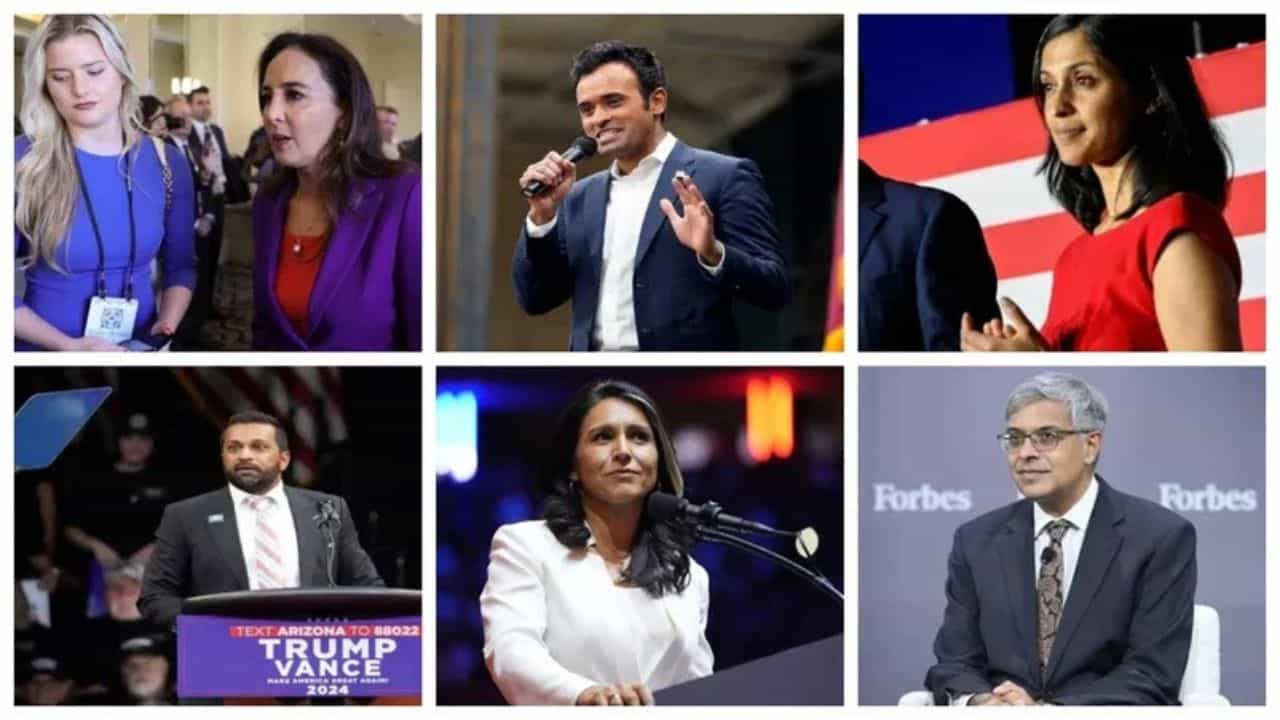 Donald Trump 2.0: ডোনাল্ড ট্রাম্পের ক্যাবিনেটে গুরুত্বপূর্ণ পদে ভারতীয়রা! রয়েছে কলকাতা কানেকশনও... Donald Trump 2.0: ডোনাল্ড ট্রাম্পের ক্যাবিনেটে গুরুত্বপূর্ণ পদে ভারতীয়রা! রয়েছে কলকাতা কানেকশনও...