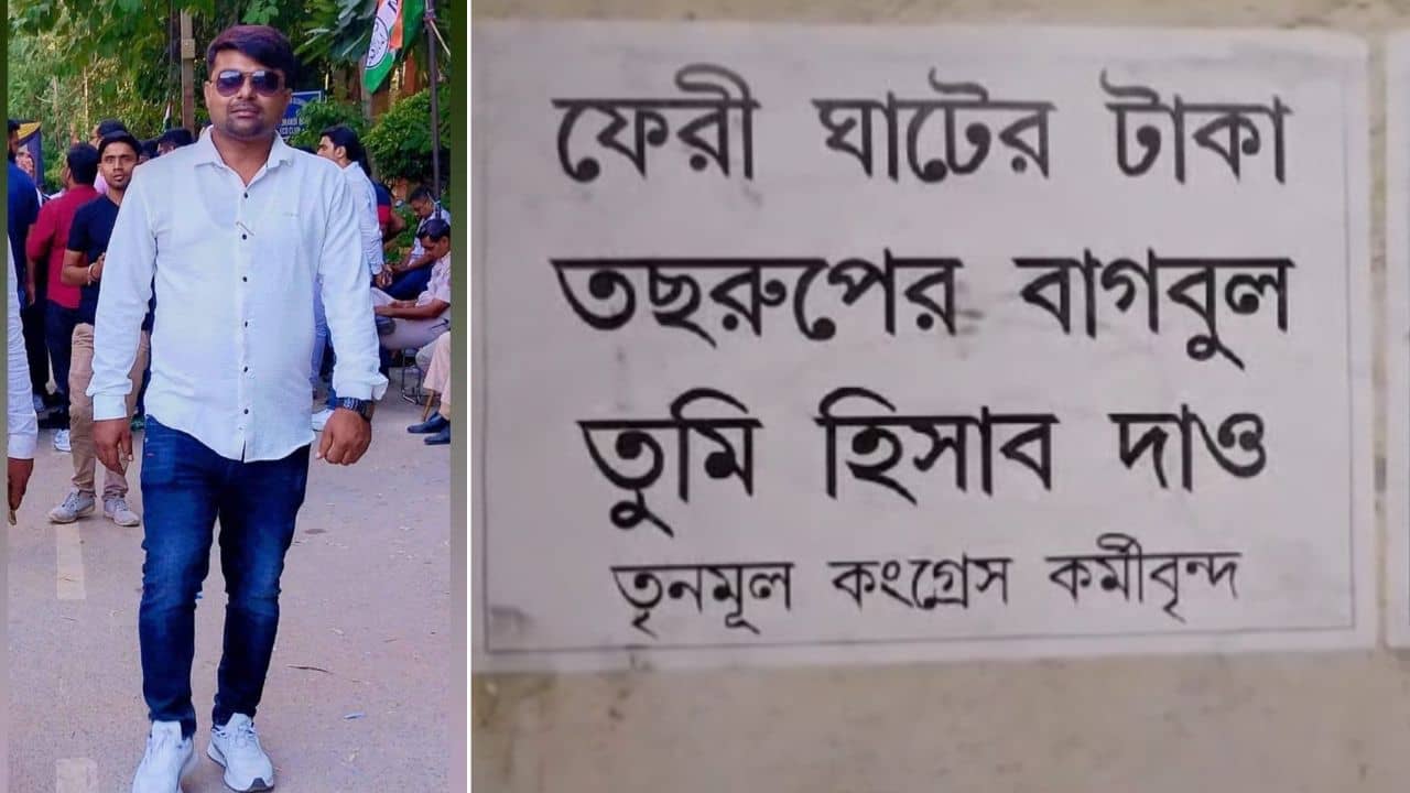 Haroa:  ...তুমি হিসাব দাও, হাড়োয়ায় তৃণমূল নেতার নামে পড়ল পোস্টার, নেপথ্যে দলেরই নেতারা?