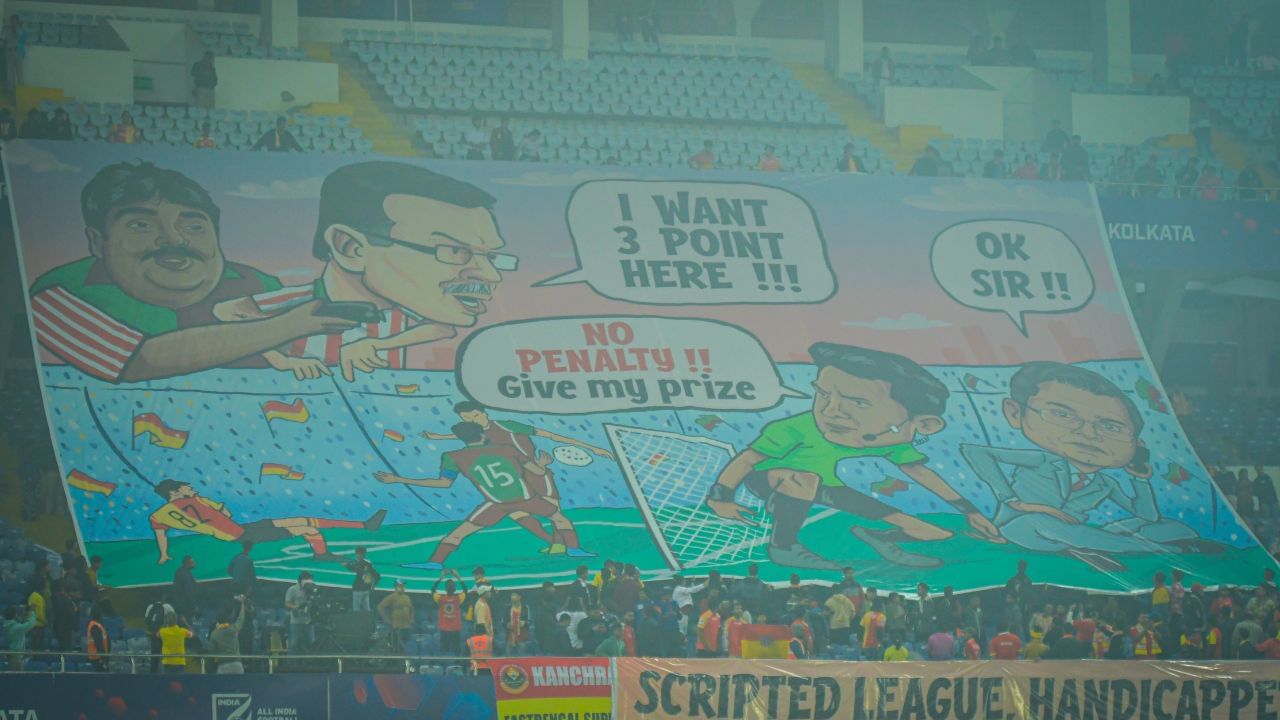 Indian Super League East Bengal vs Kerala Blasters FC ISL Match at Kolkata