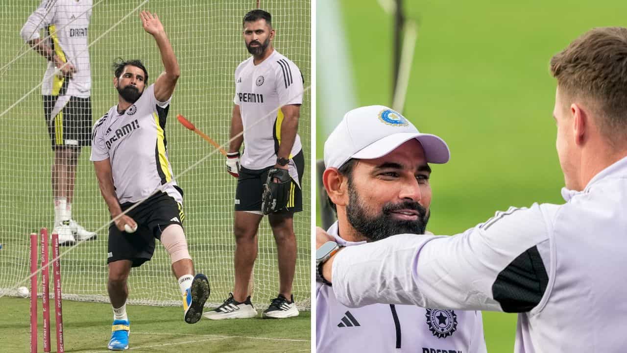 Mohammed Shami: সামি দু-ঘণ্টা নেটে! বোলিং কোচের সঙ্গে দীর্ঘ আলোচনা বাংলার পেসারের Mohammed Shami: সামি দু-ঘণ্টা নেটে! বোলিং কোচের সঙ্গে দীর্ঘ আলোচনা বাংলার পেসারের