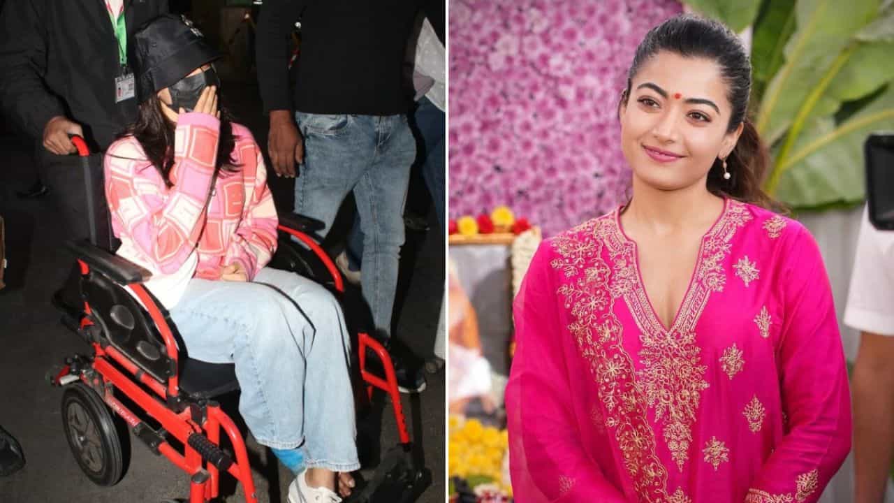আহত পায়েই ছবির প্রচার! 'পুষ্পা'র মতোই ঝুকেগা নেহি 'শ্রীবল্লি' রশ্মিকা, নায়িকার কাণ্ড দেখুন আহত পায়েই ছবির প্রচার! 'পুষ্পা'র মতোই ঝুকেগা নেহি 'শ্রীবল্লি' রশ্মিকা, নায়িকার কাণ্ড দেখুন