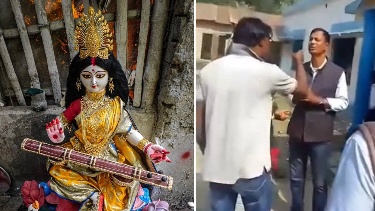 Saraswati Puja: সরস্বতী পুজো করলেই প্রধান শিক্ষককে ‘বদলির’ হুমকি বাংলার স্কুলে, কাঠগড়ায় TMC-র বুথ সভাপতি