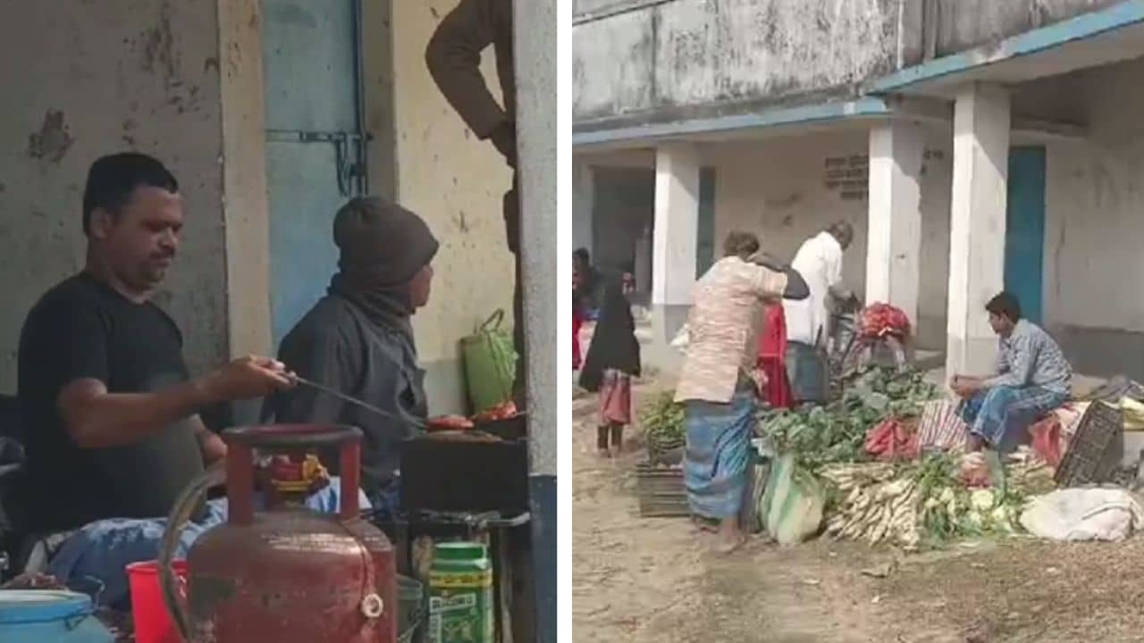 School: ক্লাসে পড়ুয়া নেই, গায়েব শিক্ষকও, বাংলার এই স্কুলেই এখন বিক্রি হচ্ছে আলু-পটল, ভাজা হচ্ছে চপ