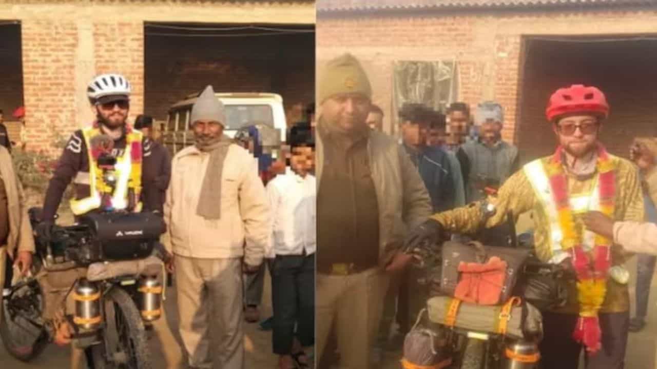 সাইকেল চেপে নেপাল যেতে চেয়েছিলেন ২ ফরাসি পর্যটক, গুগল ম্যাপ পৌঁছে দিল শুনশান বাঁধের উপরে! সাইকেল চেপে নেপাল যেতে চেয়েছিলেন ২ ফরাসি পর্যটক, গুগল ম্যাপ পৌঁছে দিল শুনশান বাঁধের উপরে!