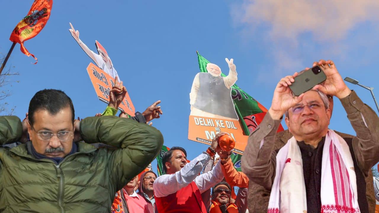 Delhi Election Results: উঠল গেরুয়া ঝড়! দিল্লির কাঁটা সরতেই বিজেপির অন্দরে খুশির জোয়ার