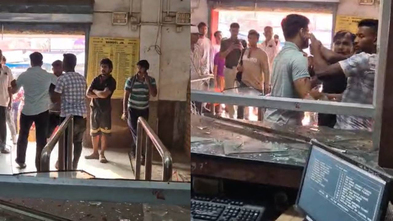 Bandel Station: ‘লাইন চিনি না, আগে টিকিট চাই!’, বাধা দিতেই ব্যান্ডেল স্টেশনে ব্যাপক ভাঙচুর মত্ত যুবকদের, মার খেল পুলিশ
