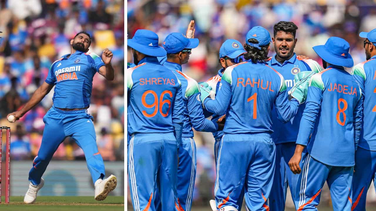 IND vs ENG: প্রত্যাবর্তনে অনবদ্য সামি, অভিষেকেই হর্ষধ্বনি; ভারতের টার্গেট ২৪৯ IND vs ENG: প্রত্যাবর্তনে অনবদ্য সামি, অভিষেকেই হর্ষধ্বনি; ভারতের টার্গেট ২৪৯